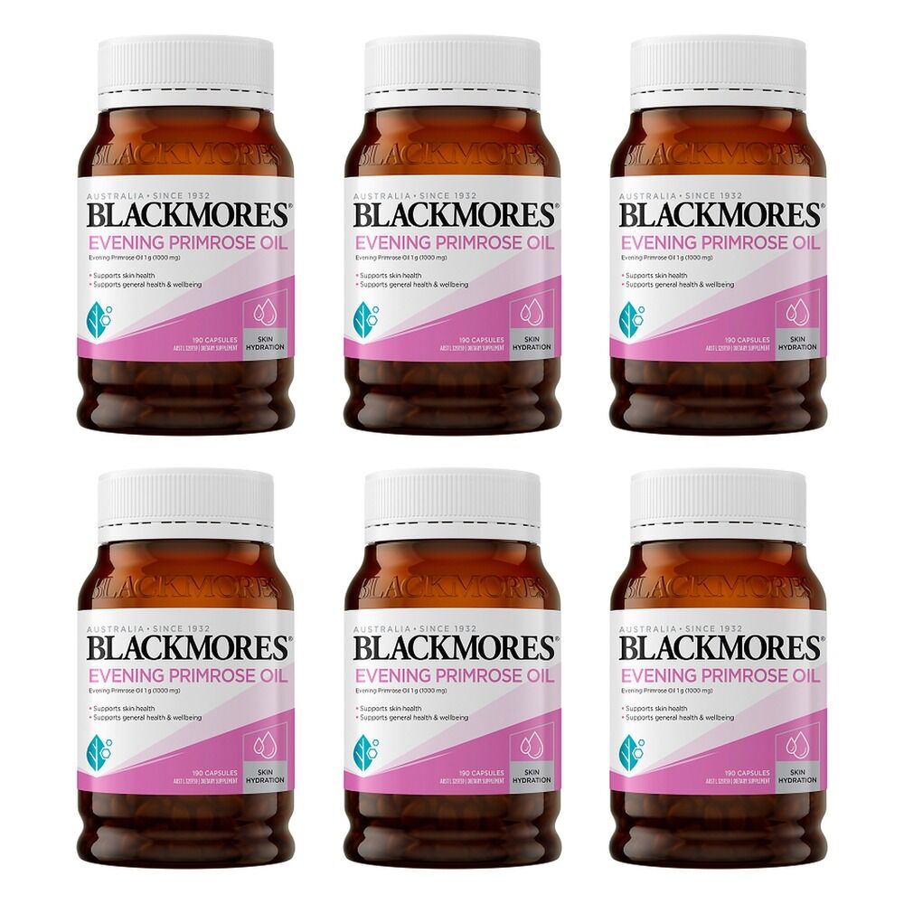 Blackmores Evening Primrose Oil 190 Capsules Pack of 6