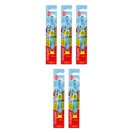 Colgate Kids Junior Bluey Toothbrush Extra Soft Pack of 5
