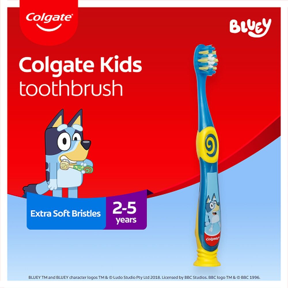 Colgate Kids Junior Bluey Toothbrush Extra Soft