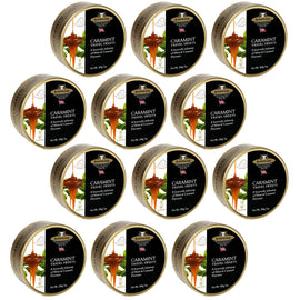 Simpkins Caramint Fruit Drops 12 x 200g Tins Mint Caramel UK Travel Sweets