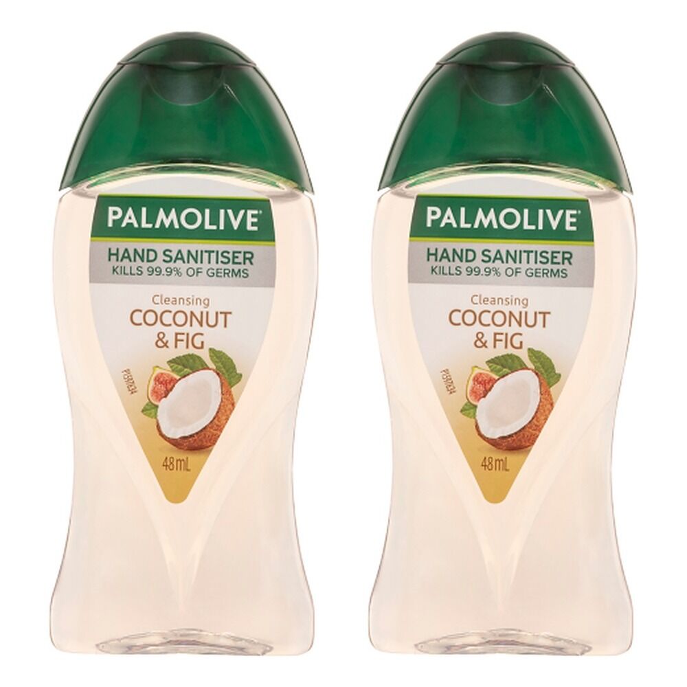 Palmolive Hand Sanitiser Fig & Coconut 48mL Pack of 2