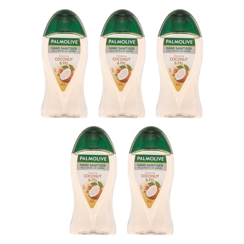 Palmolive Hand Sanitiser Fig & Coconut 48mL Pack of 5