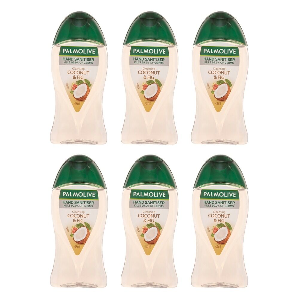 Palmolive Hand Sanitiser Fig & Coconut 48mL Pack of 6