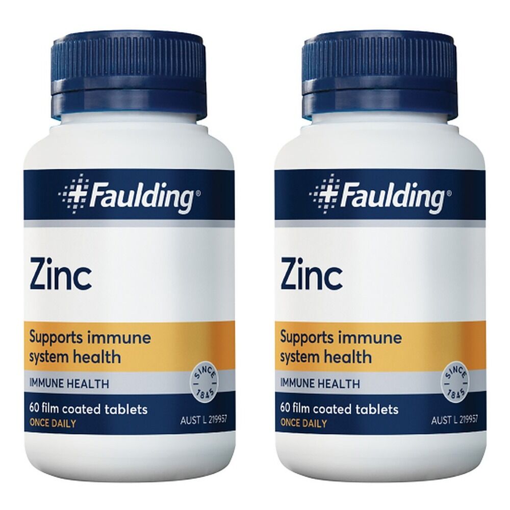 Faulding Zinc 60 Tablets Pack of 2
