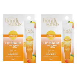 Bondi Sands Mango Lip Balm SPF50+ 10g x 6 Bundle of 2