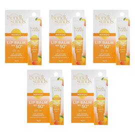 Bondi Sands Mango Lip Balm SPF50+ 10g x 6 Bundle of 5