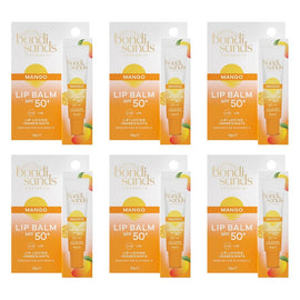 Bondi Sands Mango Lip Balm SPF50+ 10g x 6 Bundle of 6
