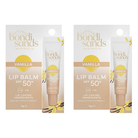 Bondi Sands Vanilla Lip Balm SPF50+ 10g Pack of 2