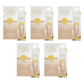 Bondi Sands Vanilla Lip Balm SPF50+ 10g Pack of 5
