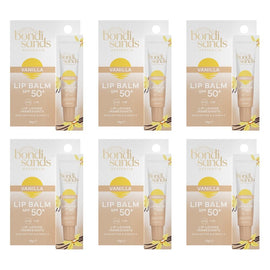 Bondi Sands Vanilla Lip Balm SPF50+ 10g Pack of 6