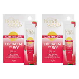 Bondi Sands Watermelon Lip Balm SPF50+ 10g x 6 Bundle of 2