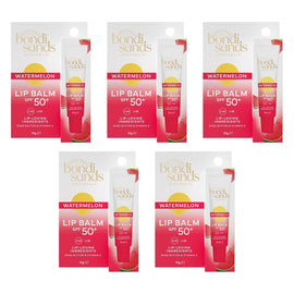Bondi Sands Watermelon Lip Balm SPF50+ 10g x 6 Bundle of 5