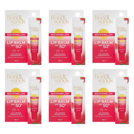 Bondi Sands Watermelon Lip Balm SPF50+ 10g x 6 Bundle of 6