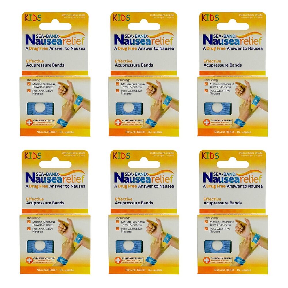 Sea Band Nausea Relief Children Pack of 6