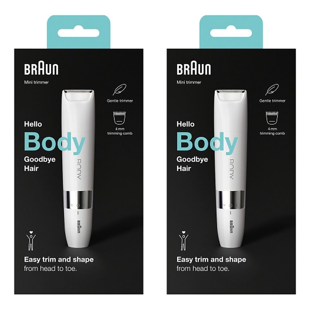 Braun Body Mini Trimmer BS1000 Pack of 2