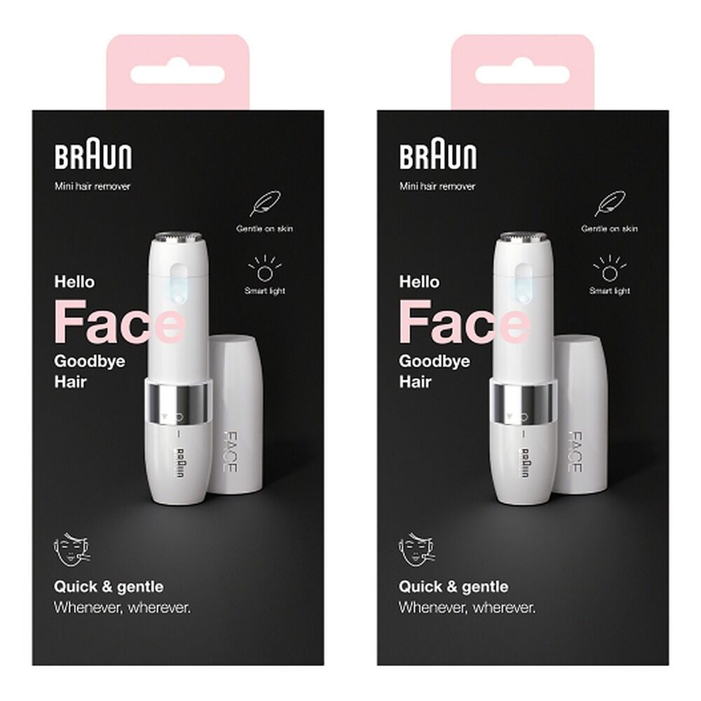 Braun Face Mini Hair Remover FS1000 Pack of 2