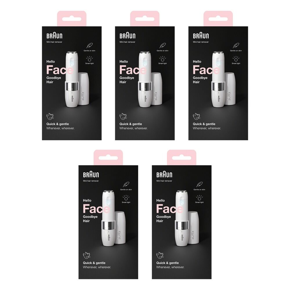 Braun Face Mini Hair Remover FS1000 Pack of 5
