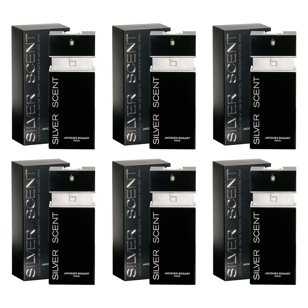Jacques Bogart Silver Scent EDT 100mL Pack of 6