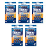 Gillette Sensor3 Comfort Disposable Razors 4 Pack Bundle of 5