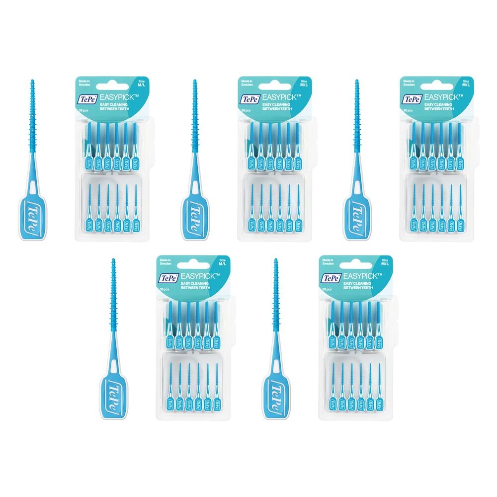 TEPE EasyPick M/L Blue 36 Pieces Pack of 5