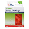 Ezy Dose Tapered Foam Ear Plugs 10 Pair + Case, 10 Pack x 6