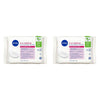 NIVEA 3-in-1 Gentle Biodegradable Cleansing 25 Wipes Pack of 2