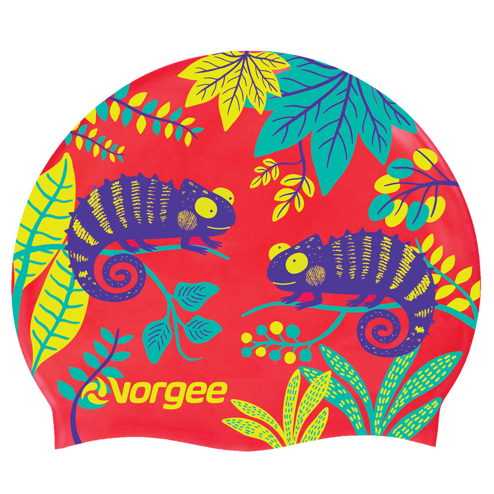 Vorgee Character Silicone Swimming Cap Chameleon Outdoor Water Sports