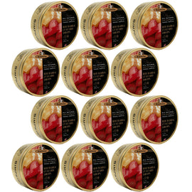 Simpkins Rhubarb Custard Drops 12 x 175g Tins Classic British Boiled Sweets