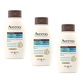 Aveeno Rose Water & Chamomile Shampoo for Dry Hair 354mL Pack of 3