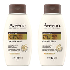 Aveeno Oat Milk Blend Moisturising Shampoo for Dry & Damaged Hair Pack of 2