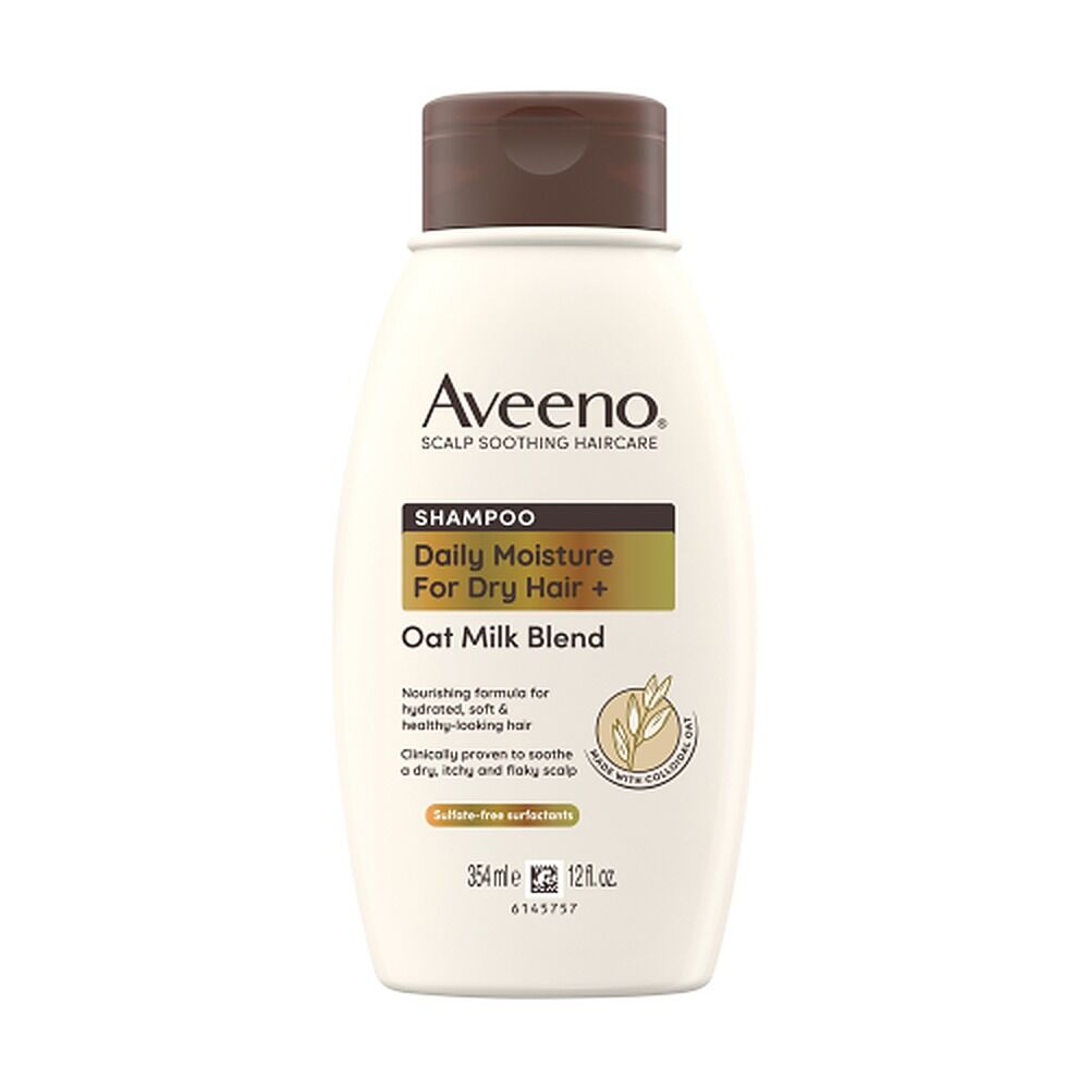 Aveeno Oat Milk Blend Moisturising Shampoo for Dry & Damaged Hair 354mL