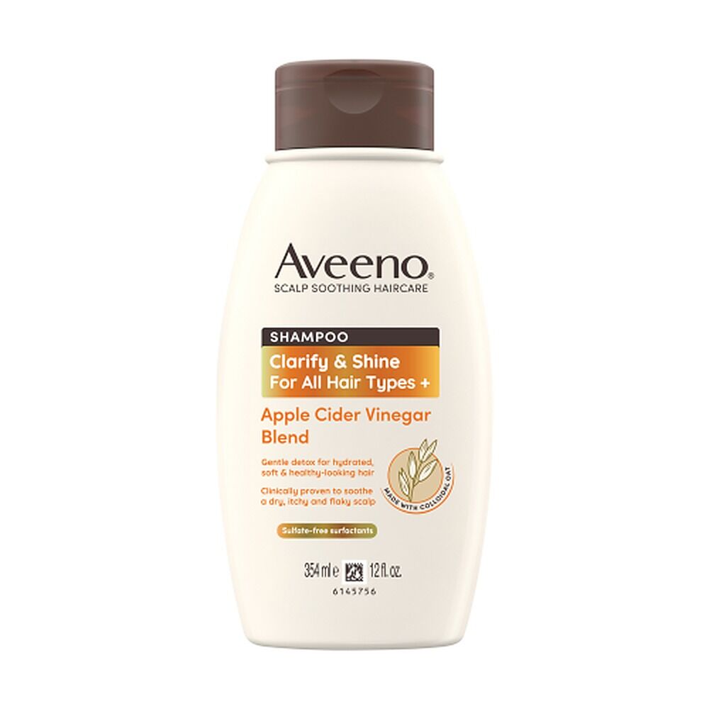 Aveeno Apple Cider Vinegar Clarifying Shampoo for Dull Hair 354mL