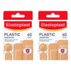 Elastoplast Plastic Plasters Assorted 40 Pack Bundle of 2