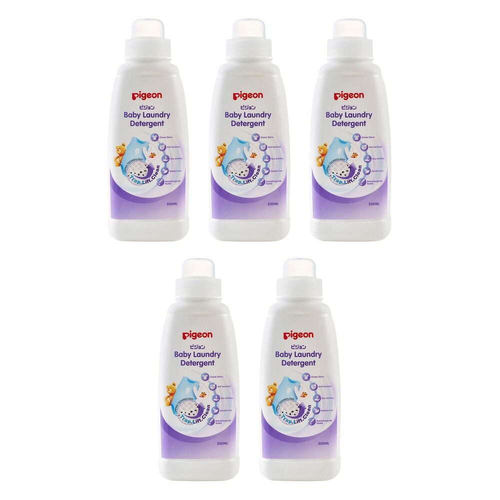 Pigeon Baby Laundry Detergent 500mL Pack of 5