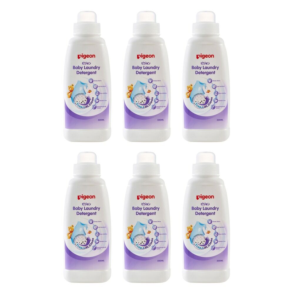 Pigeon Baby Laundry Detergent 500mL Pack of 6