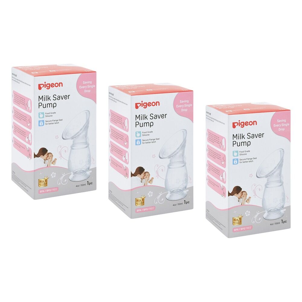 Pigeon Milk Saver Breast Pump Pack of 3