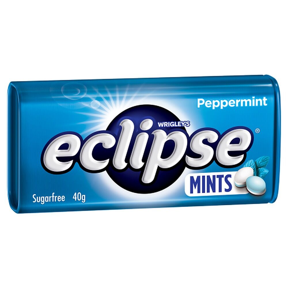 Eclipse Peppermint Sugar Free Mints 40g x 12