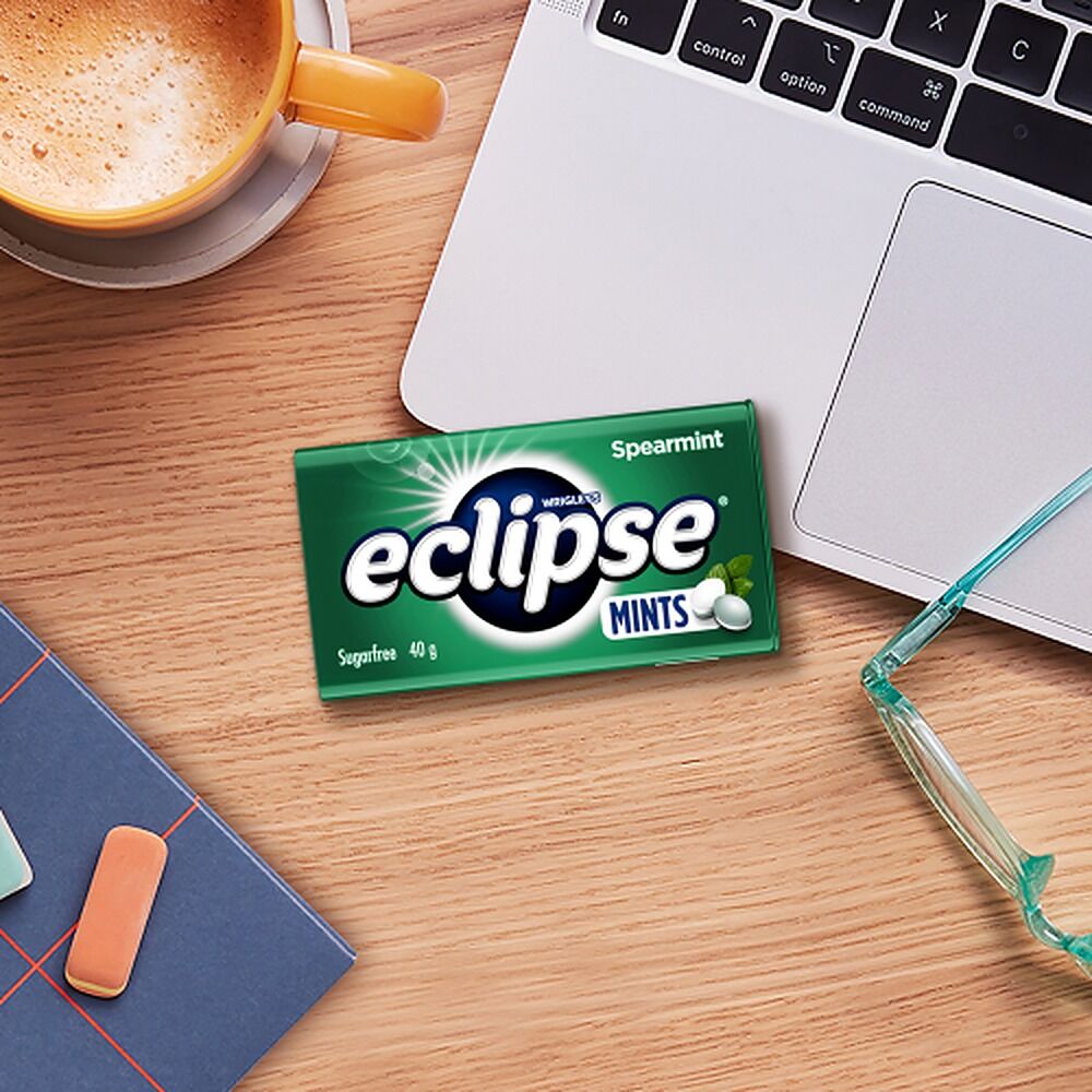 Eclipse Spearmint Sugar Free Mints 40g x 12