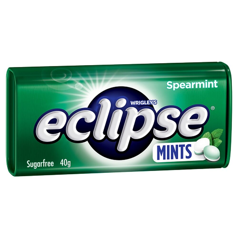 Eclipse Spearmint Sugar Free Mints 40g x 12