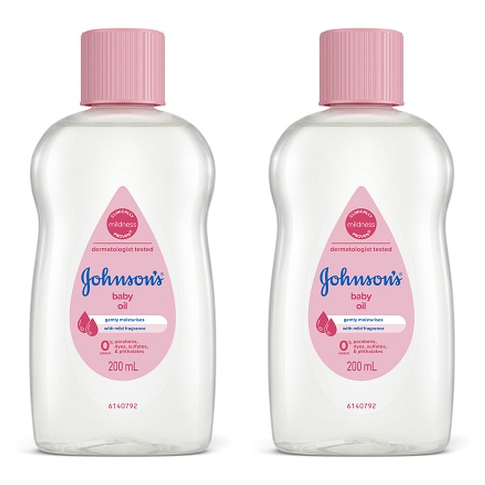 Johnson's Baby Oil 200mL Pack of 2