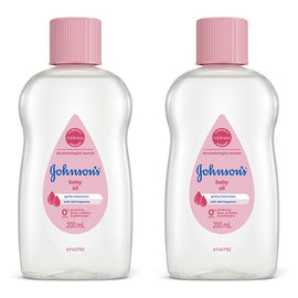 Johnson's Baby Oil 200mL Pack of 2