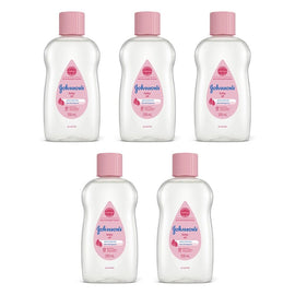 Johnson's Baby Oil 200mL Pack of 5