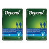 Depend Undergarment with Buttons 16 Pack x 4 Bundle of 2
