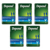 Depend Undergarment with Buttons 16 Pack x 4 Bundle of 5