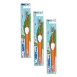 TEPE Supreme Compact Soft Toothbrush Pack of 3