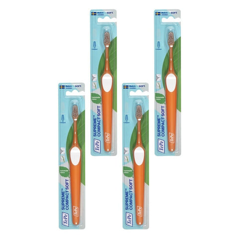 TEPE Supreme Compact Soft Toothbrush Pack of 4