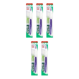 G.U.M Orthodontic Toothbrush With Cap Pack of 5