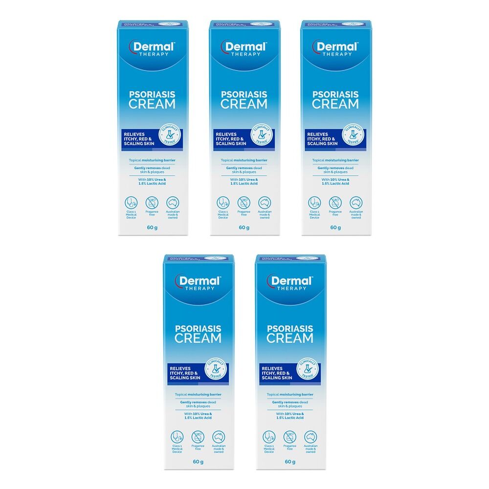 Dermal Therapy Psoriasis Cream 60g Pack of 5