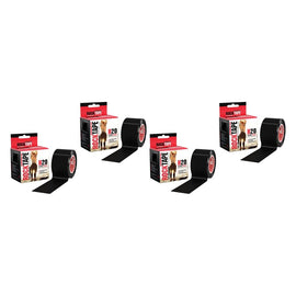 RockTape H2O Extra Sticky Sports Tape Black 5cm x 5m Pack of 4