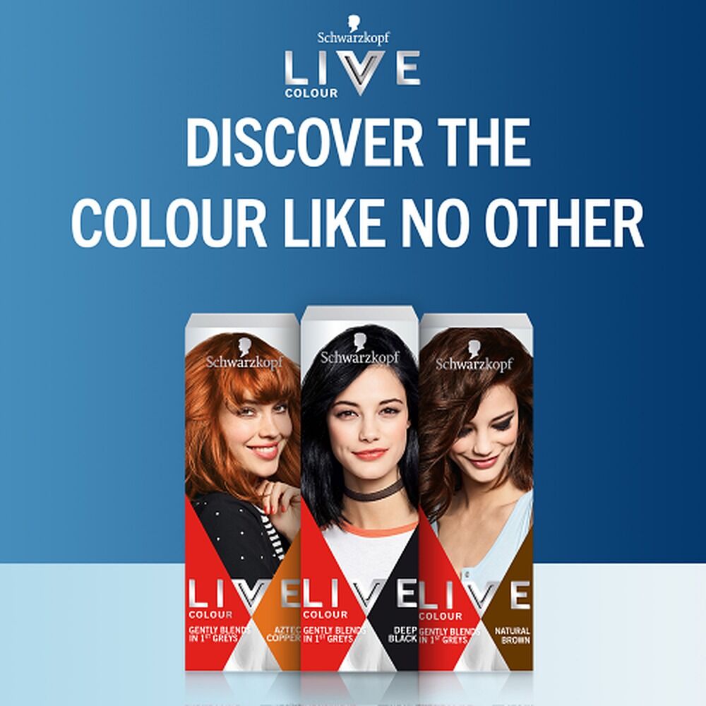 Schwarzkopf LIVE Colour Deep Black Semi-Permanent Hair Colour 75mL